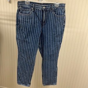 Pinstripe American Eagle Jeans